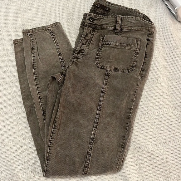 prAna Corduroy Straight Leg Pants Brown Size 8 - Picture 1 of 12